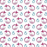 Travel grand trendy multicolor repeating pattern illustration background design vector