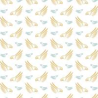 Eagle awful trendy multicolor repeating pattern illustration background design vector