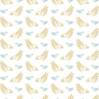 Eagle awful trendy multicolor repeating pattern illustration background design vector