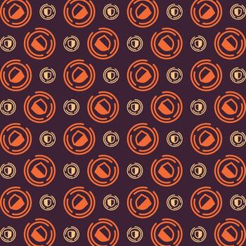 Shield standard trendy multicolor repeating pattern illustration background design vector