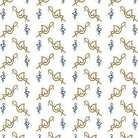 Stork grand trendy multicolor repeating pattern illustration background design vector