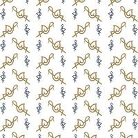 Stork grand trendy multicolor repeating pattern illustration background design vector