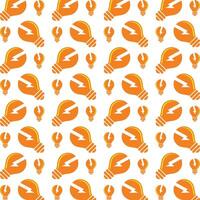 Light Bulb high class trendy multicolor repeating pattern illustration design vector