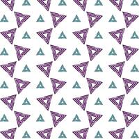 Triangle smooth trendy multicolor repeating pattern illustration background design vector