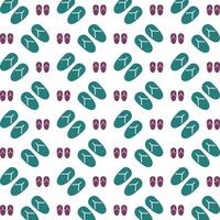 Slipper miraculous trendy multicolor repeating pattern illustration design vector