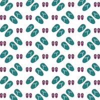 Slipper miraculous trendy multicolor repeating pattern illustration design vector