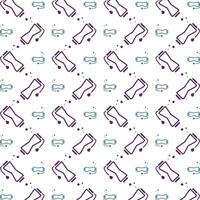Diving Mask smooth trendy multicolor repeating pattern illustration background design vector