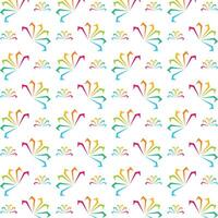 Abstract energizing trendy multicolor repeating pattern illustration background design vector