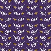 Wings high class trendy multicolor repeating pattern illustration design vector