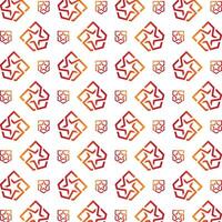 Shield grand trendy multicolor repeating pattern illustration background design vector