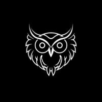 Owl - Minimalist and Flat Logo - illustration vector