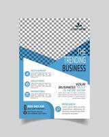 Creative Nifty Business Flyer or Tidy Business Leaflet Template vector