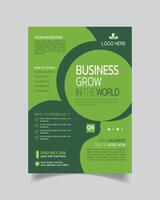 Premium Luxury Business Flyer or Cute Corporate Business Leaflet Template vector