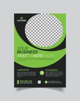 Professional Uniue Business Flyer or Tidy Business Leaflet Design vector