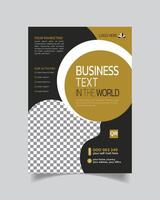 Creative Elegance Business Flyer or Trending Corporate Business Leaflet Template vector