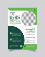 Excellent Business Flyer or Styling Corporate Business Leaflet vector