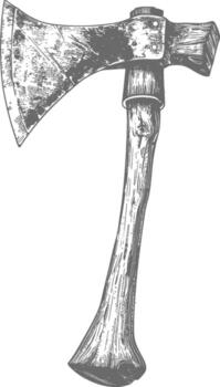 ax images using Old engraving style body black color only vector