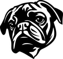 Pug - High Quality Logo - illustration ideal for T-shirt graphic vector