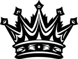 Crown - Minimalist and Flat Logo - illustration vector