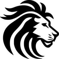 Lion, Minimalist and Simple Silhouette - illustration vector