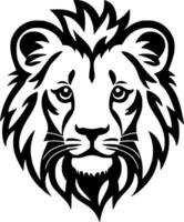 Lion Baby - Minimalist and Flat Logo - illustration vector