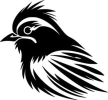 Pigeon, Black and White illustration vector