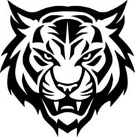 Tigre - minimalista y plano logo - ilustración vector