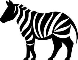 tapir - negro y blanco aislado icono - ilustración vector
