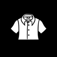 camisa, minimalista y sencillo silueta - ilustración vector