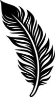 Feather - Minimalist and Flat Logo - illustration vector