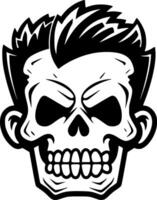 cráneo - alto calidad logo - ilustración ideal para camiseta gráfico vector