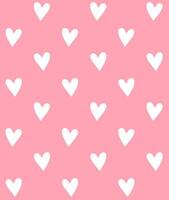 seamless pattern of hand drawn heart vector