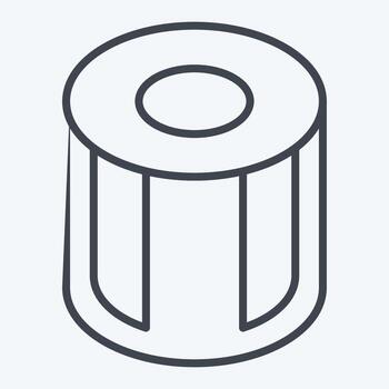 Icon Object. related to Photos and Illustrations symbol. line style. simple design illustration vector