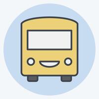Icon Transport. related to Photos and Illustrations symbol. color mate style. simple design illustration vector