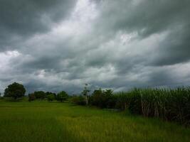 el cielo un tormenta foto