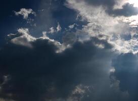 el cielo un tormenta foto