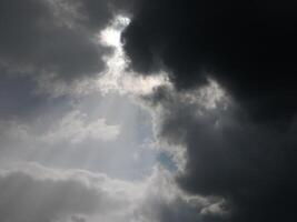 el cielo un tormenta foto