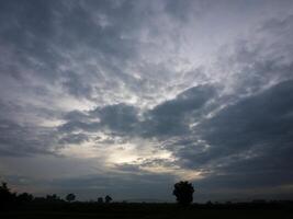 storm clouds before a thunder-storm. photo