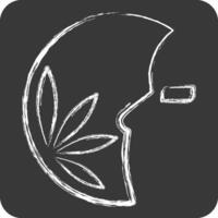 Icon Beauty. related to Photos and Illustrations symbol. chalk Style. simple design illustration vector