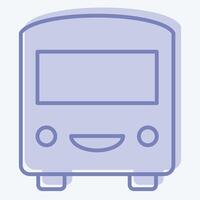 icono transporte. relacionado a fotos y ilustraciones símbolo. dos tono estilo. sencillo diseño ilustración vector