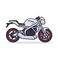 Simple motorcycle icon design template vector