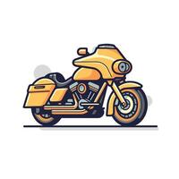 Motor bike isolated vector