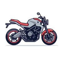 Motor bike isolated vector