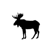 Deer Silhouette Illustration vector