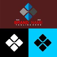 Modern Technology Abstract four Partner Logo vector