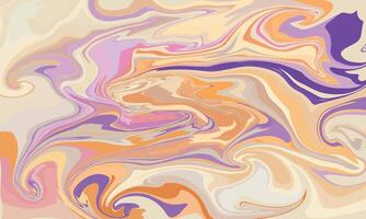 Multicolour colourful background in acrylic pouring vector