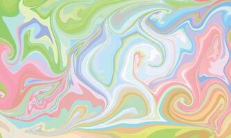 Multicolour colourful background in acrylic pouring vector