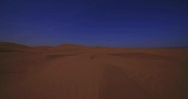 en panorama- sand dyn av sahara öken- på mhamid el ghizlane i marocko bred skott video