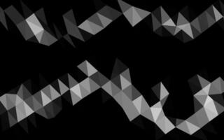 Dark Silver, Gray blurry triangle pattern. vector