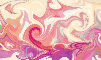 Multicolour colourful background in acrylic pouring vector